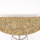 Pair of metal and bronze cast consoles. Contemporary.
