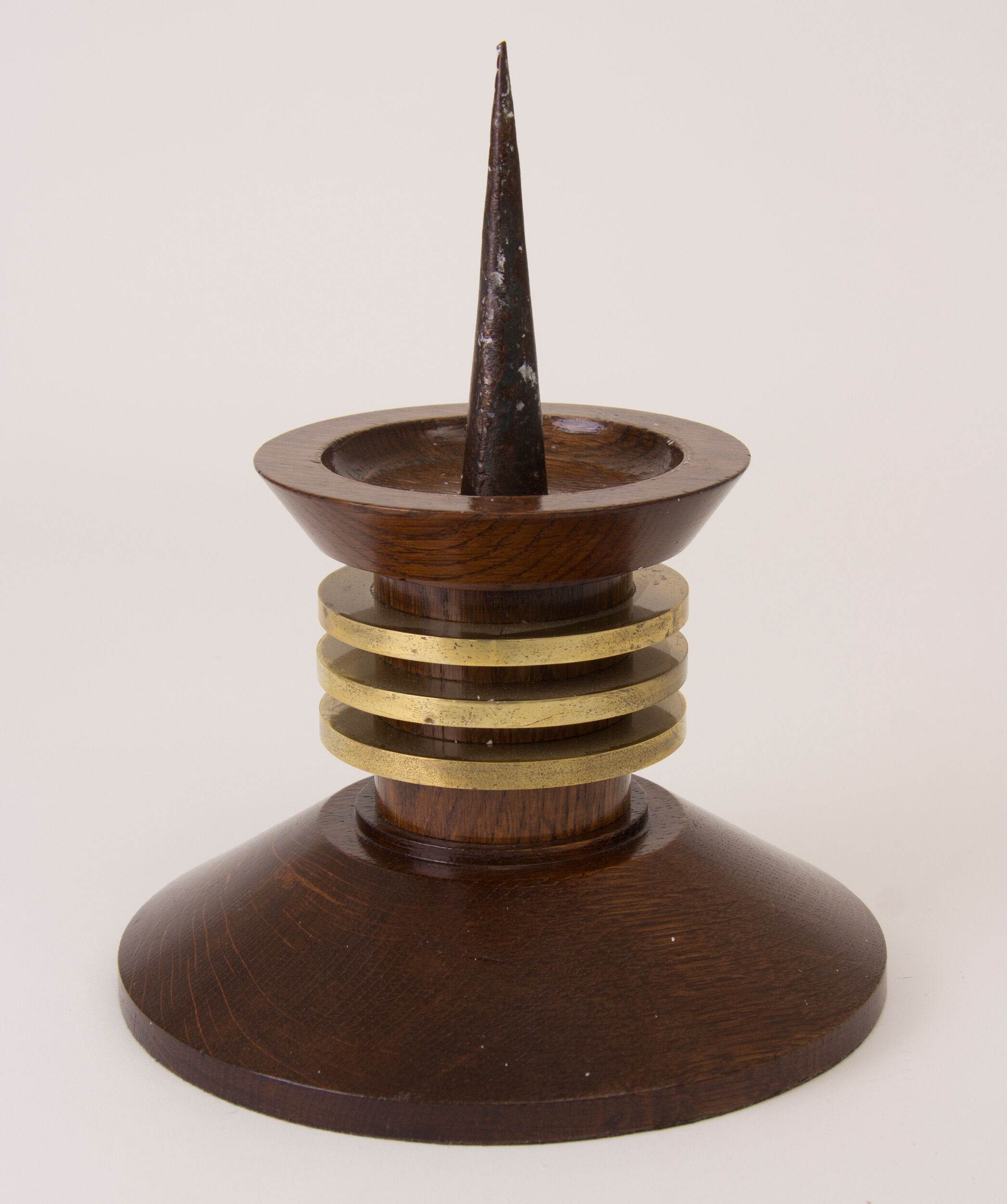 Large pair of art deco candlesticks by Louis Prodhon