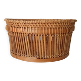 Vintage rattan basket