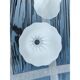Pair of antique opaline glass tulips