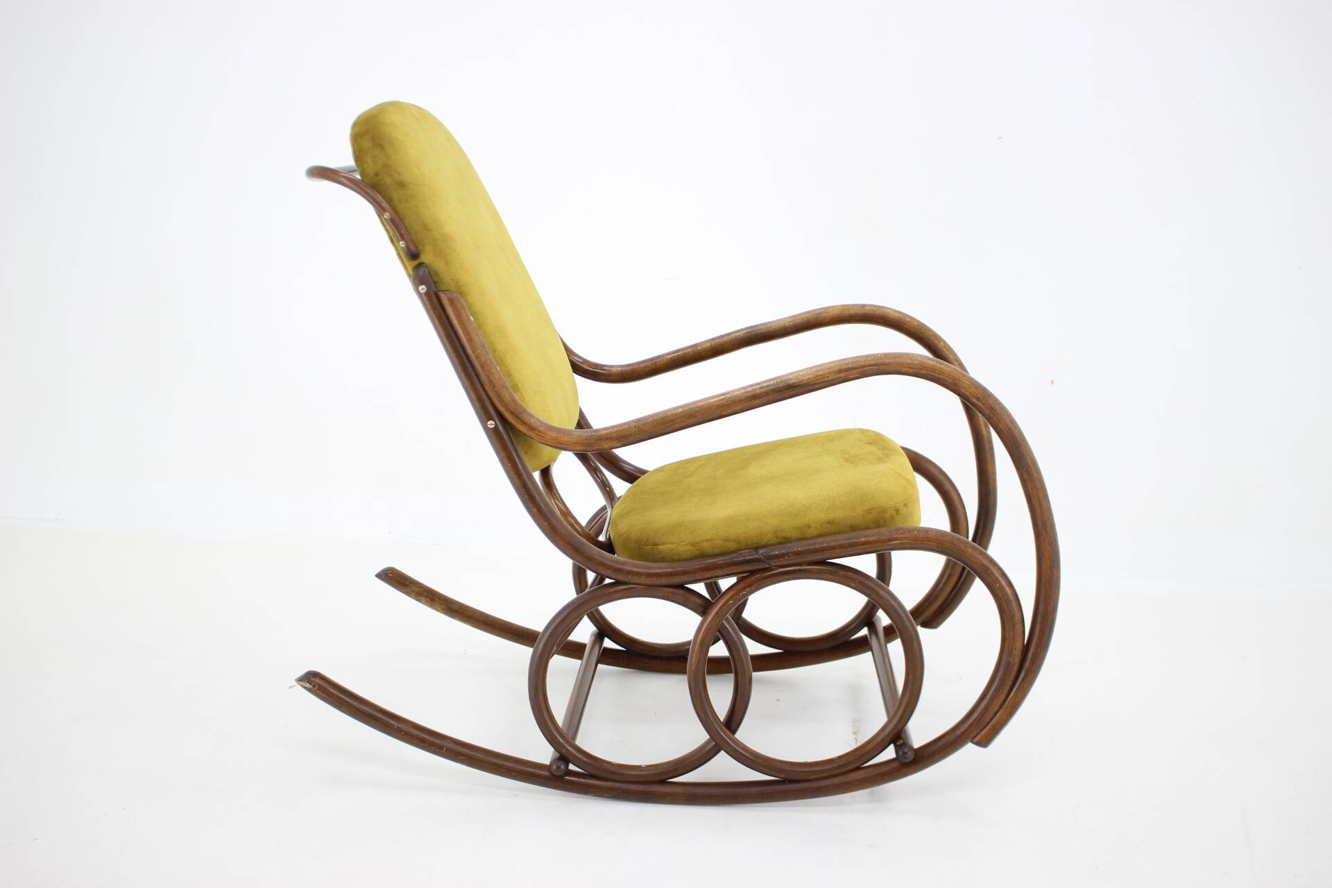 Restored Rocking Chair By Ton ,Czechoslovakia 1960s