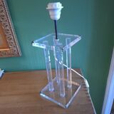 80s plexiglass lamp