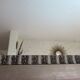 Art Deco mirror in silver wood 30/40 years