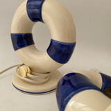 Pair of marine lamps foot