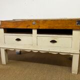 Authentic old butcher's block