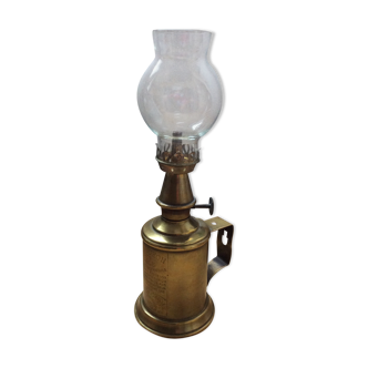 Lampe pigeon en laiton