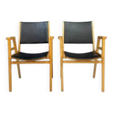 Pair of armchairs, František Jirák, 1970s, Czechoslovakia