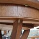 Extendable oak round table, Lübke, Germany 1960s