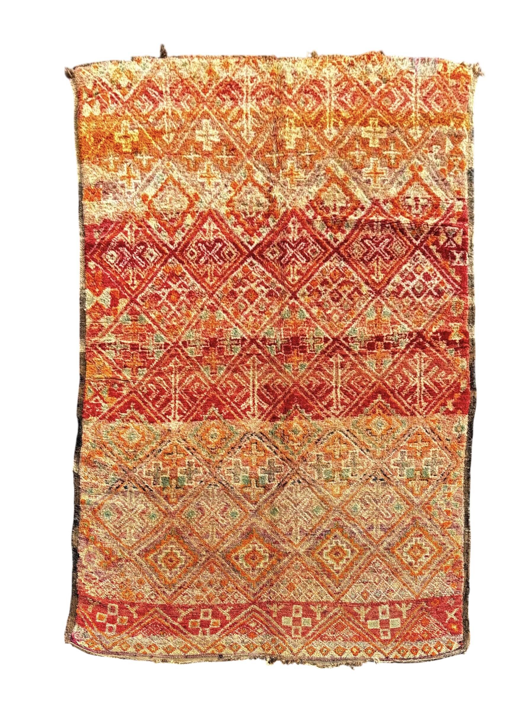 Vintage Boujad Berber rug