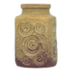 Vase vintage ocre jaune ouest-allemande scheurich