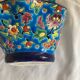 Large Basket Emaux de Longwy F3 B5000 - Twisted Turquoise Handle -