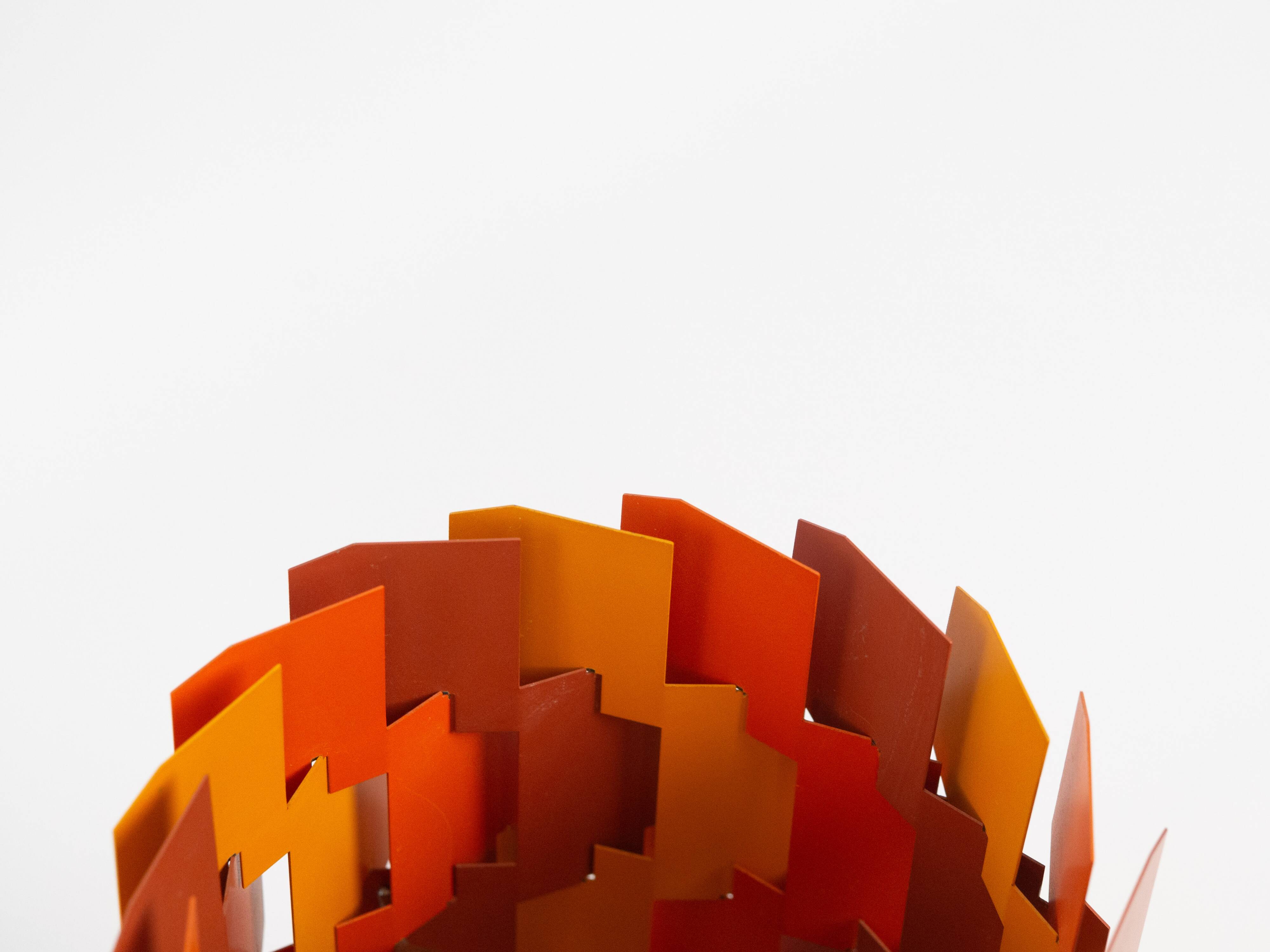 Suspension danoise vintage Facet pop de Louis Weisdorf, Lyfa, 1972