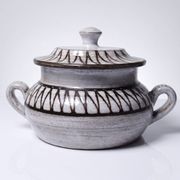 Vintage covered pot in ceramic from Vallauris, Émile Masson, 1960s-1970s.