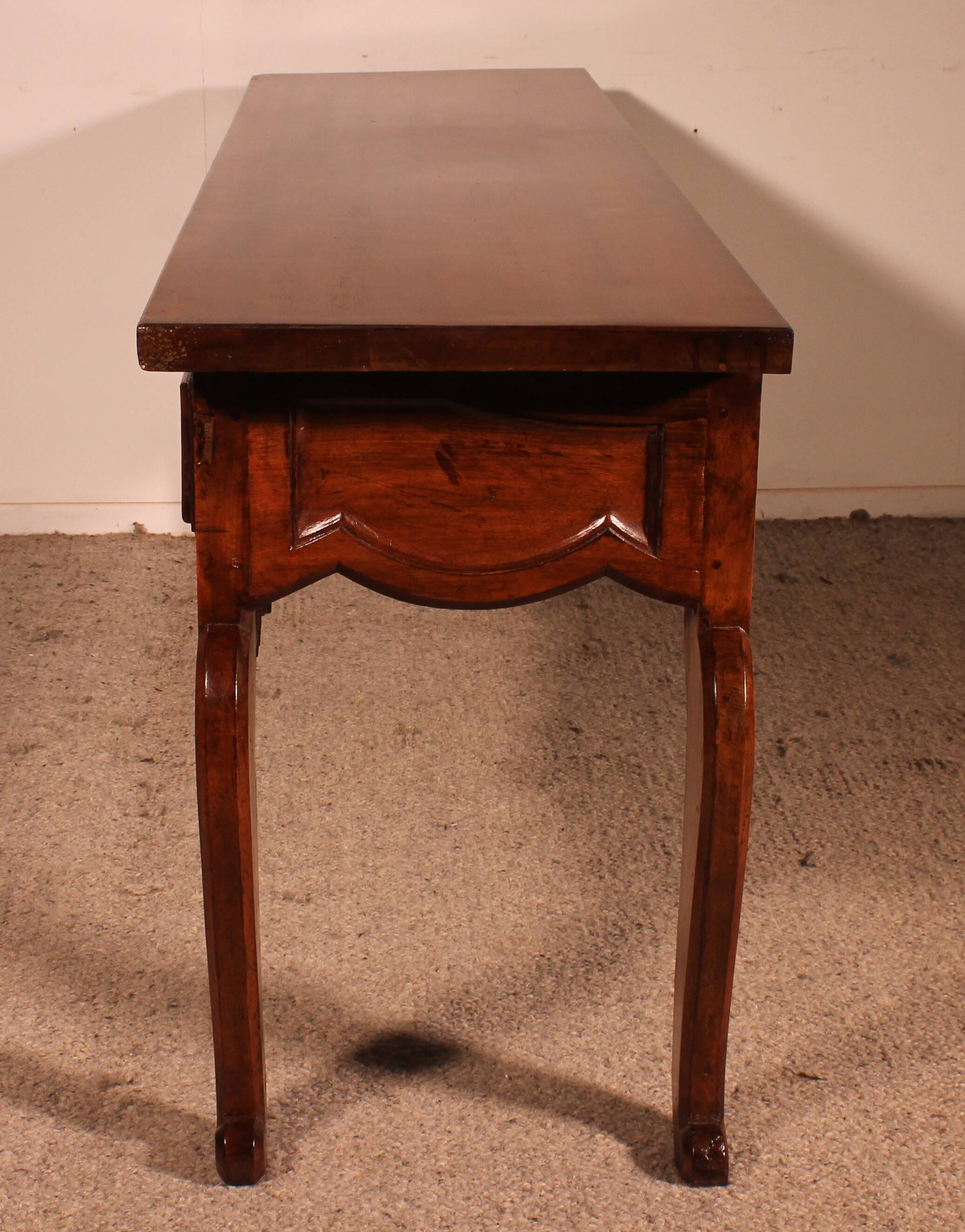 Louis XV Period Console Three Drawers - Spain - 18th Century