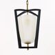 Kalmar Vienna suspended lantern in brass, mid-century style, Austria, 1950s.