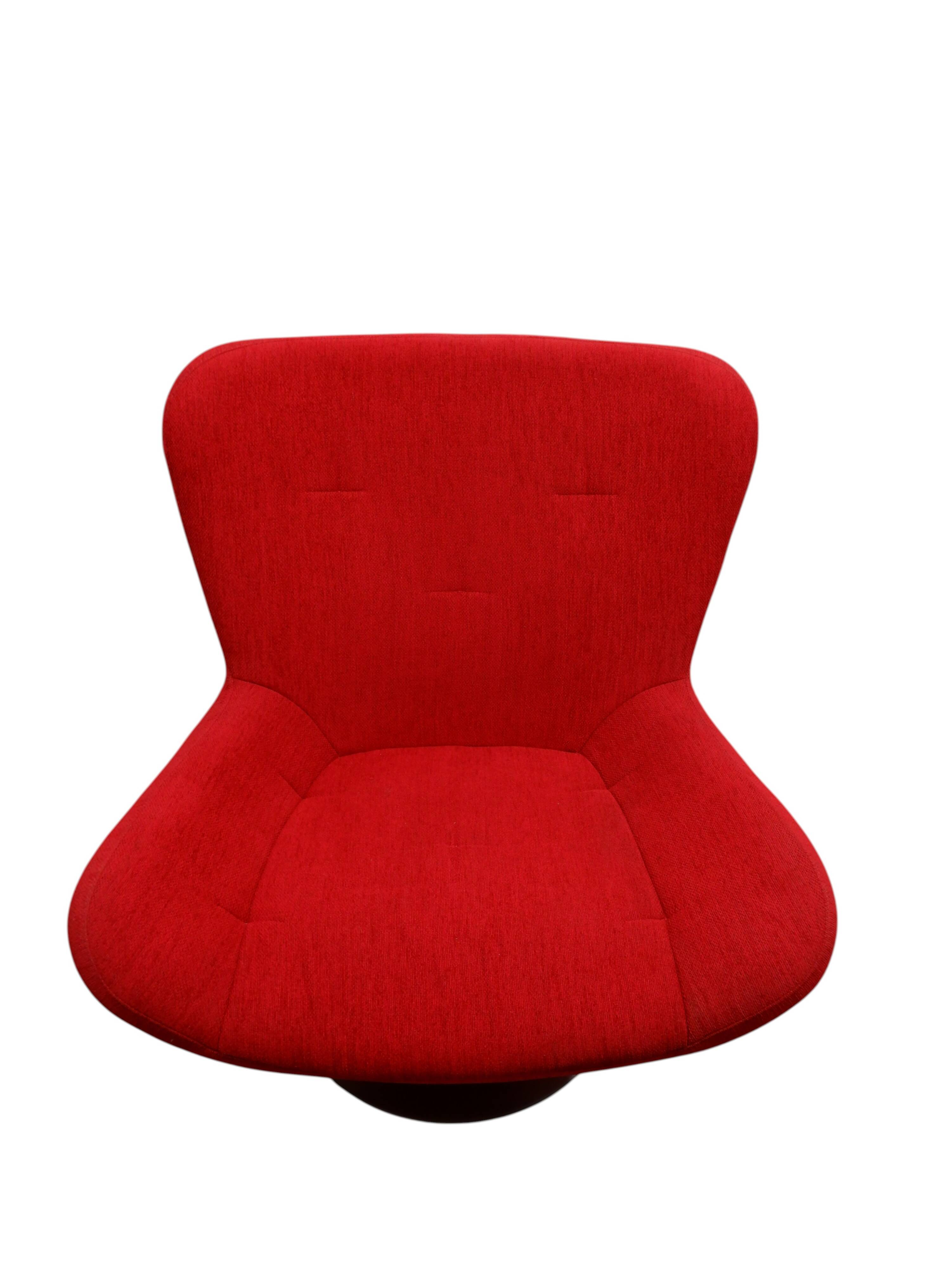Danish swivel chair by Hjort Knudsen