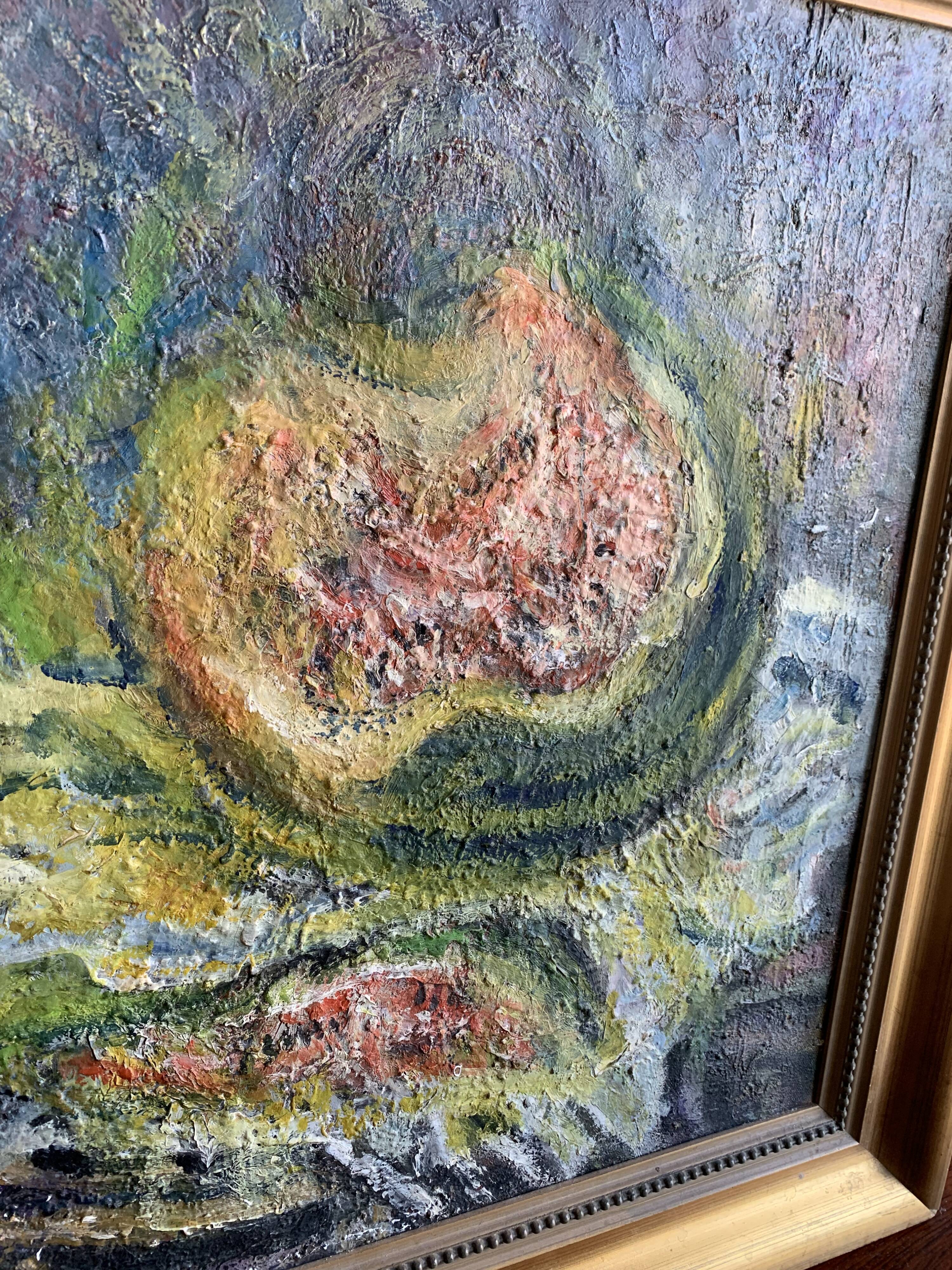 Vintage oil painting