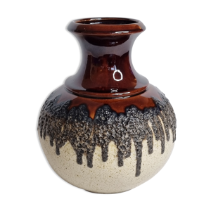Vase vintage fat lava,