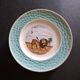 Vintage dessert service Les fables de la Fontaine