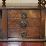 Demi-Lune Desk in Leather by Patrick Beakey Dublin circa 1850