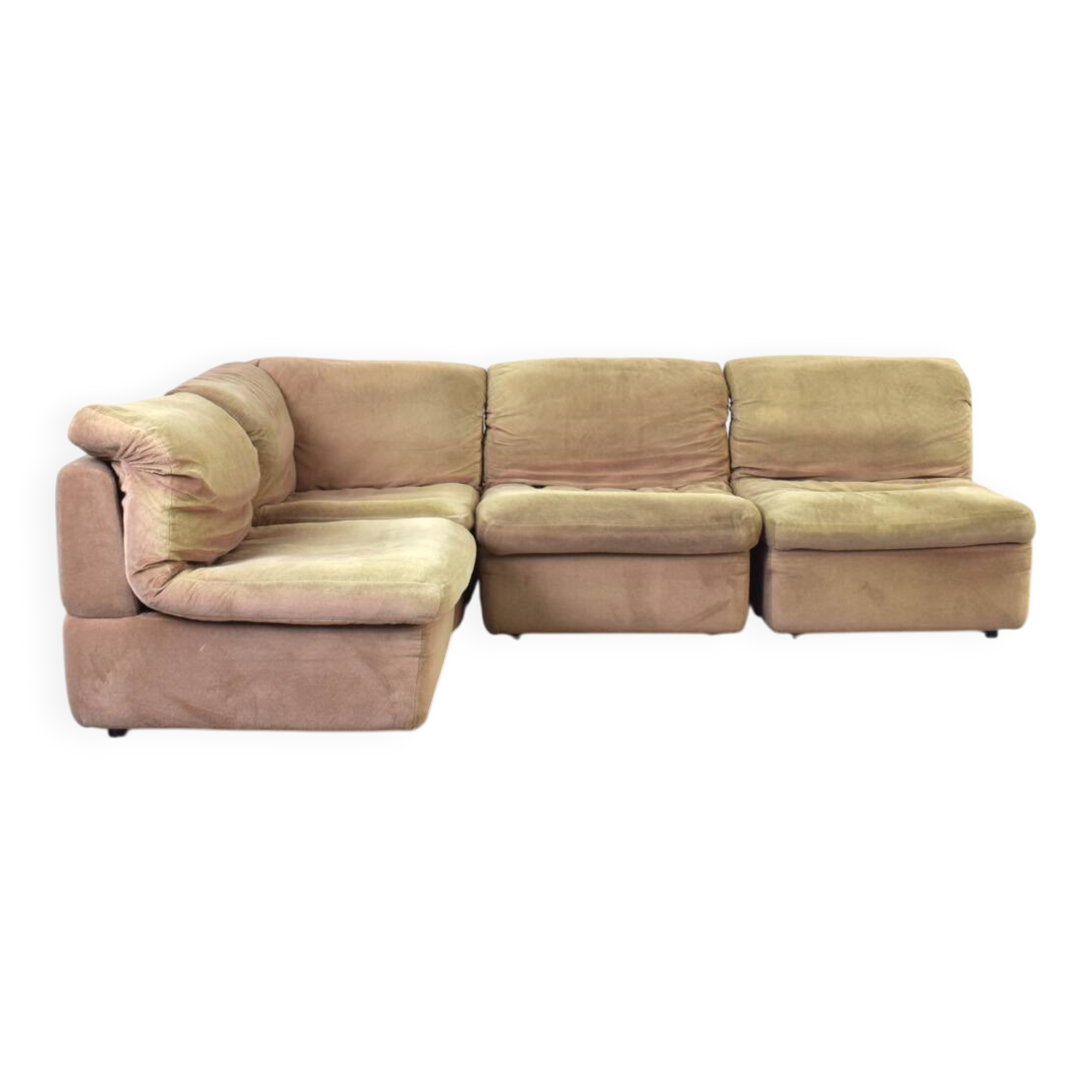 Mid-Century Modular Corner Sofa by Rolf Benz, 1970s.