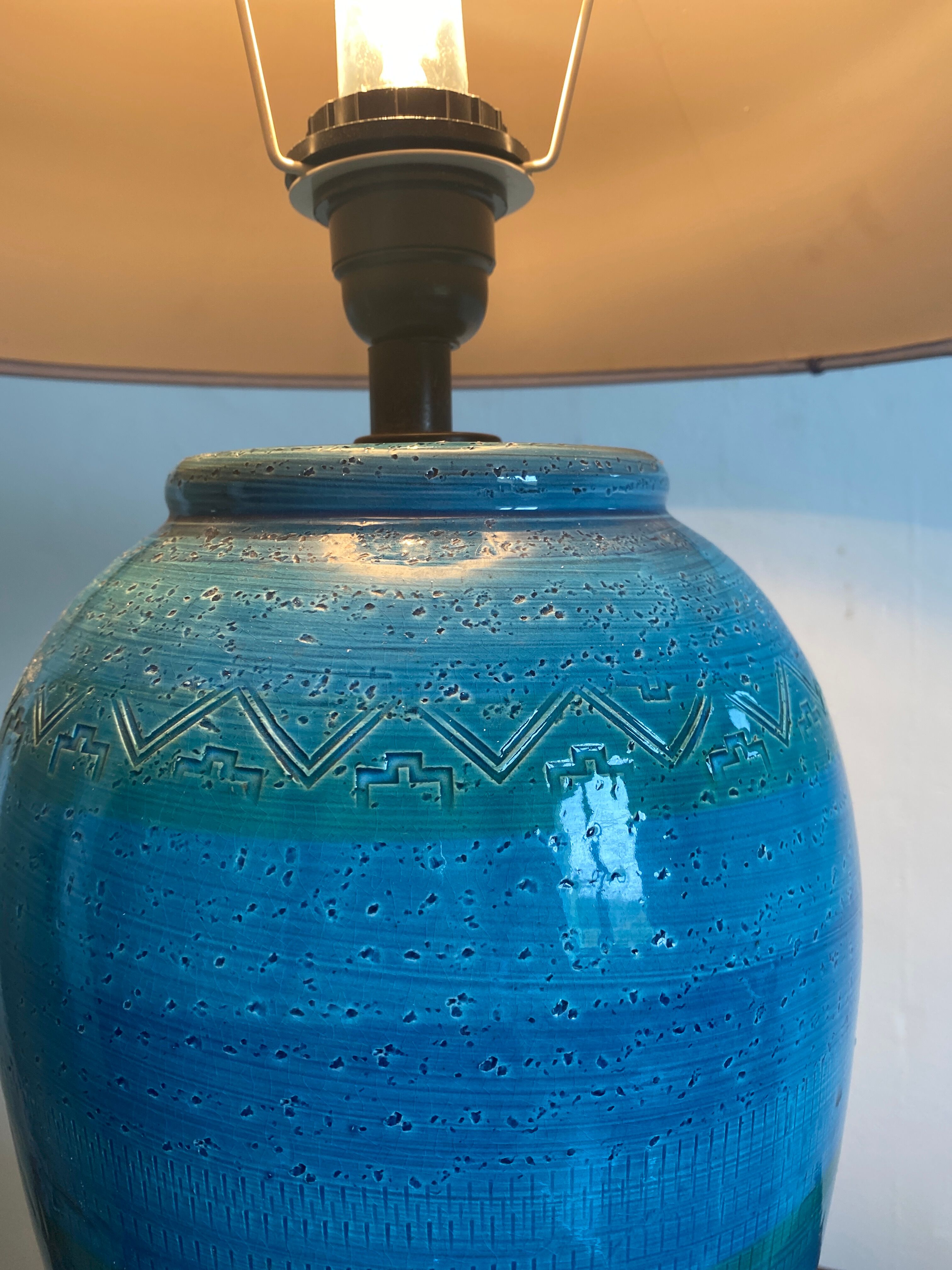 Italian ceramic lamp