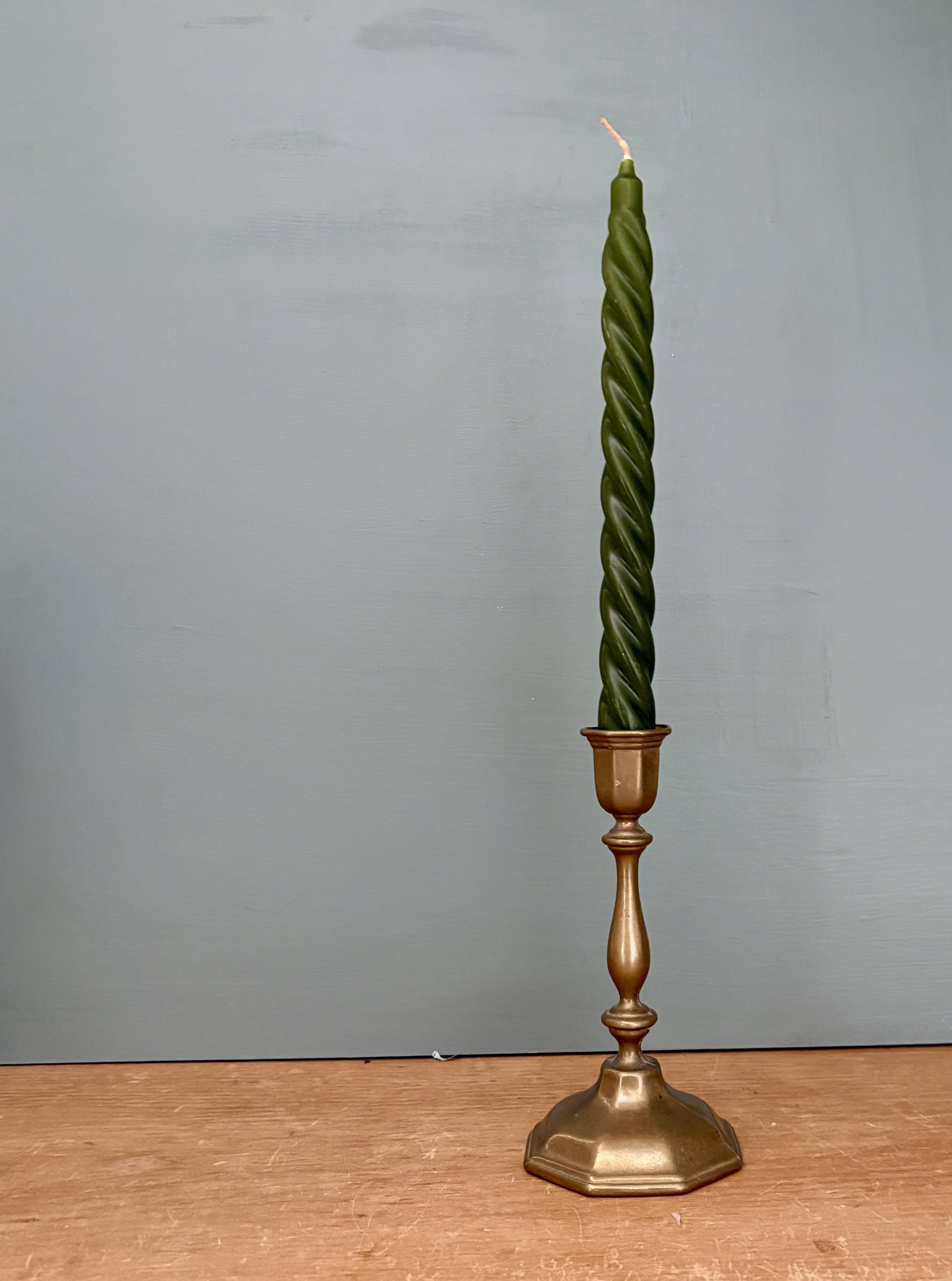 Vintage brass candlestick - candle holder