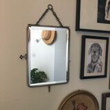 Old barber mirror 25x18, 5cm