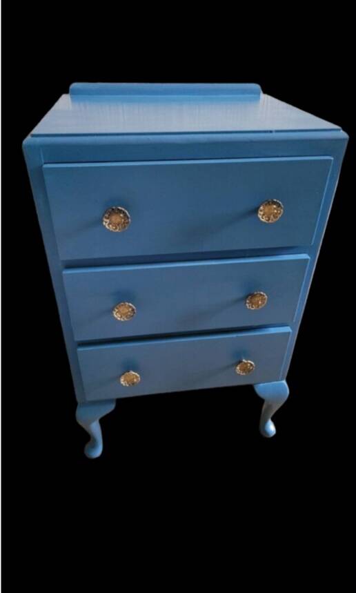 Blue chest of drawers