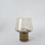 Smoked 70s carafe and glass set
