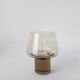 Smoked 70s carafe and glass set