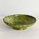 Old Tamegroute bowl, green glazed ceramics, pottery, catch-all.