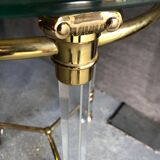 Healing plexiglass and bevelled glass Corinthian column beautiful gilding