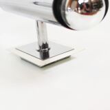 Set of chrome wall lamps in the style of Sciolari