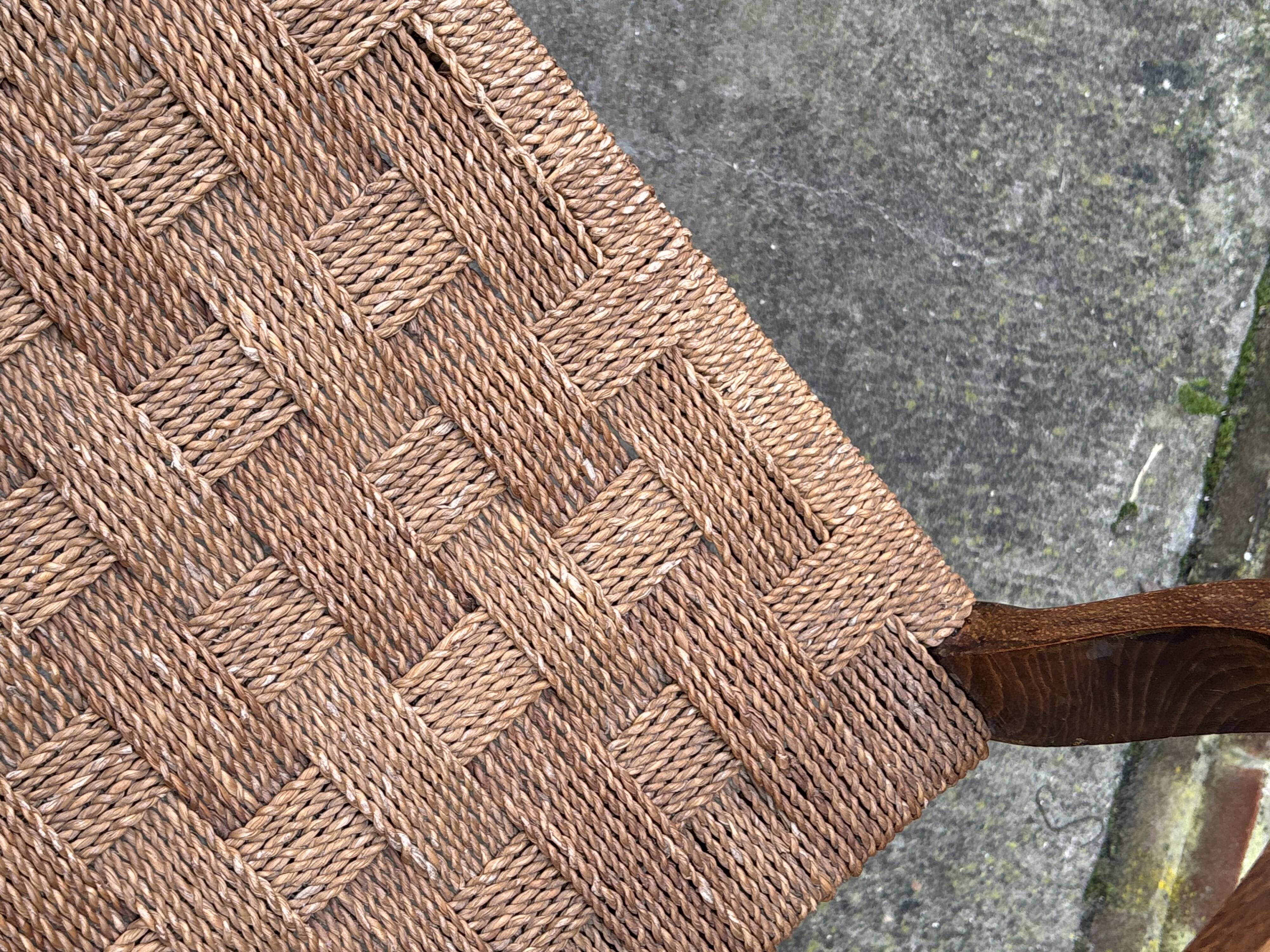 Bauhaus rope chair easy chair Erich Dieckmann style