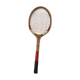 Raquette de tennis vintage en bois brute et rouge Maple Leaf