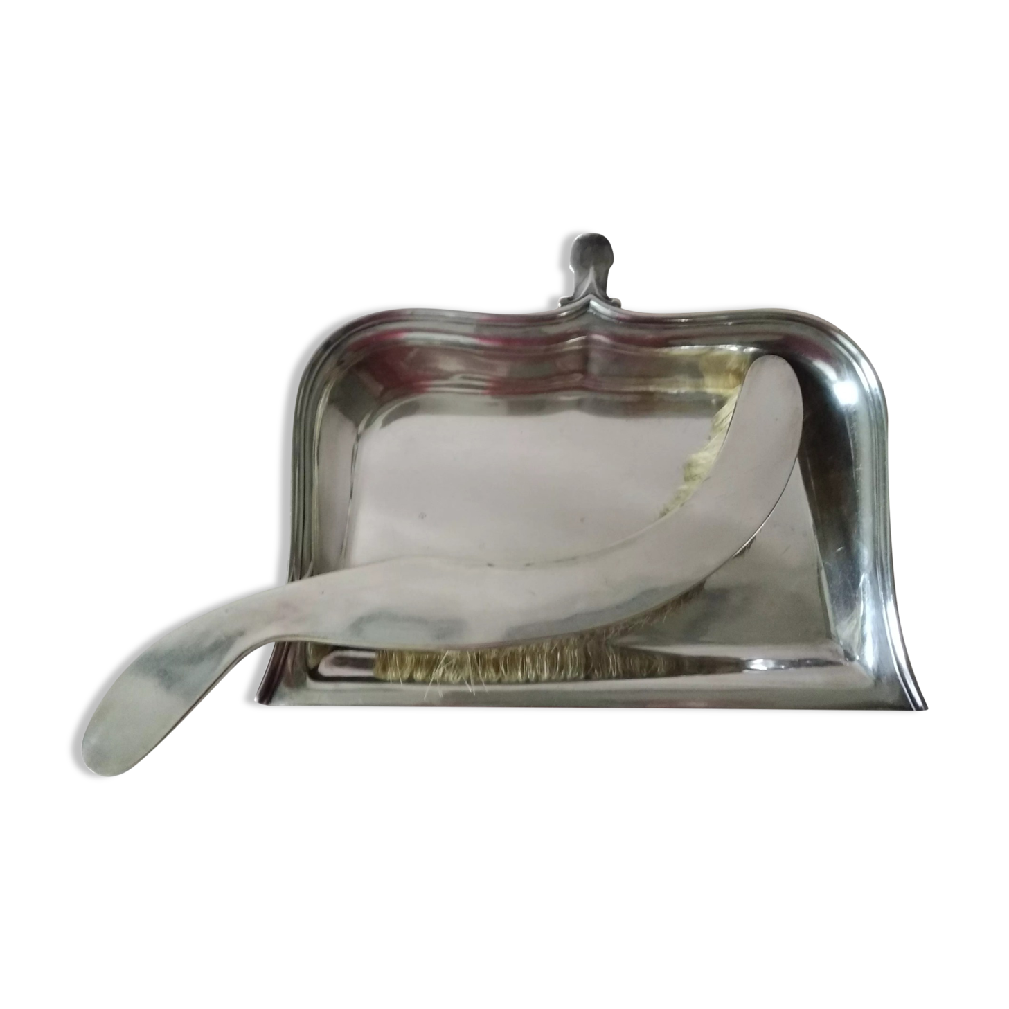 Christofle crumb collection in silver metal