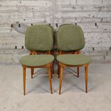 Set of 4 Baumann Pégase chairs
