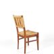 Audoux & Minet - Set of 4 vintage oak and rope chairs, circa 1950