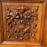 Renaissance Style Walnut Bookcase or Display Cabinet