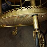 Vintage mahogany roll bar