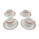 4 cups porcelain bistro from Auteuil
