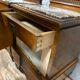 Pair of Art Deco period mahogany bedside tables circa 1930