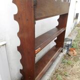 Rustic wooden shelf