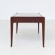 Table basse italienne de style Vittorio Dassi en acajou, Italie, 1960