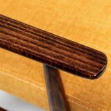 Vintage amber armchair Hermes designed by H. Lis