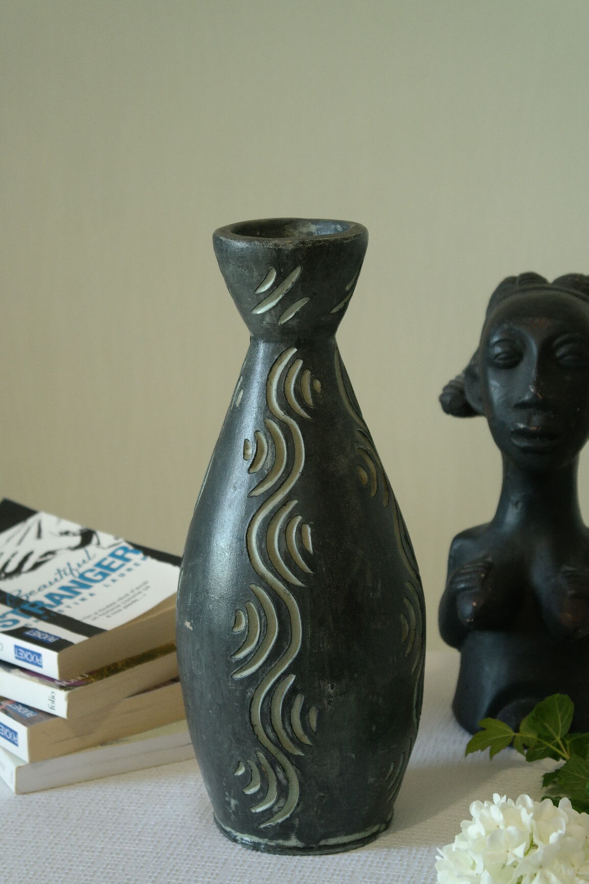 Ceramic vase GERUNDA SPAIN vintage brutalist