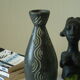 Ceramic vase GERUNDA SPAIN vintage brutalist