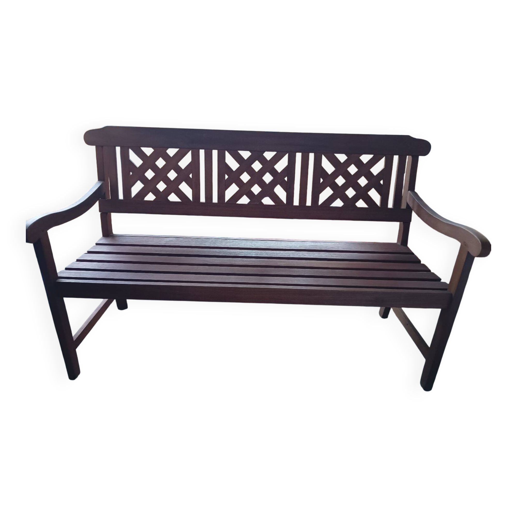 Wooden bench