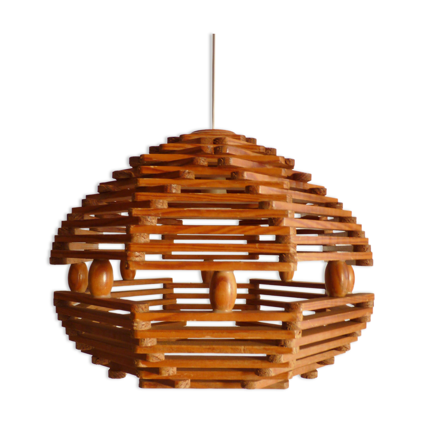 Suspension scandinave luminaire en bois